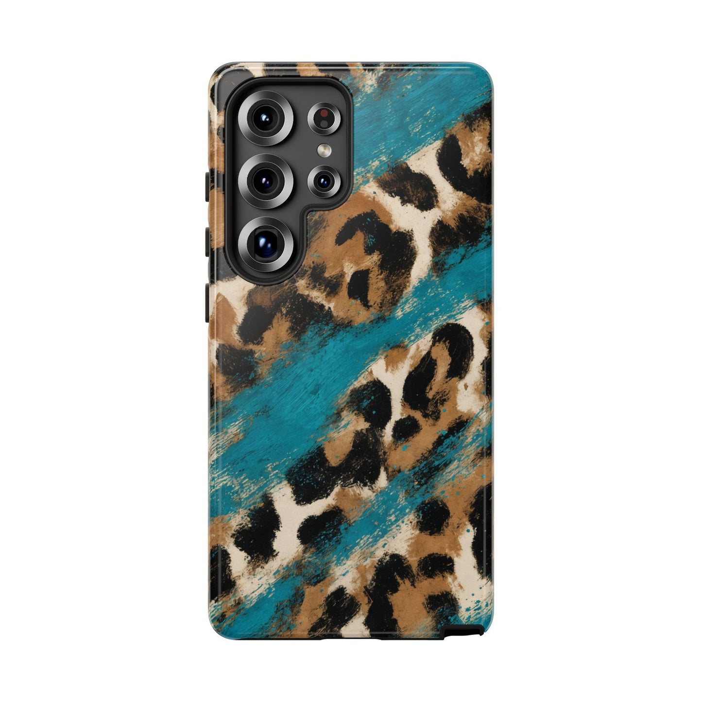 Turquoise Leopard Tough Case