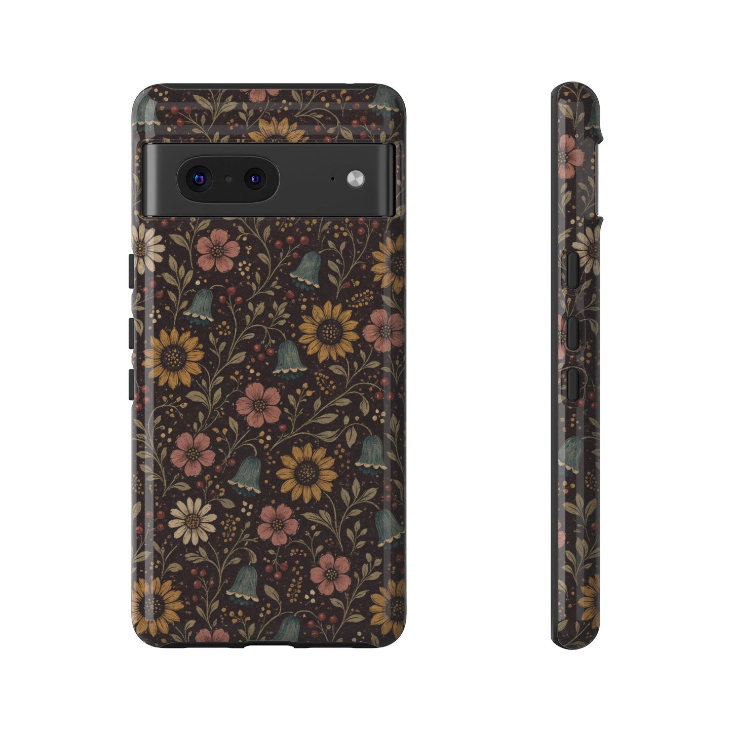 Plum Folk Floral Tough Case