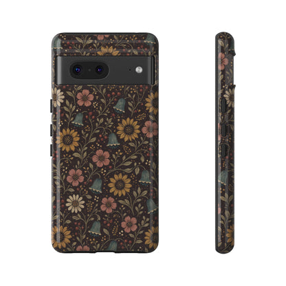 Plum Folk Floral Tough Case