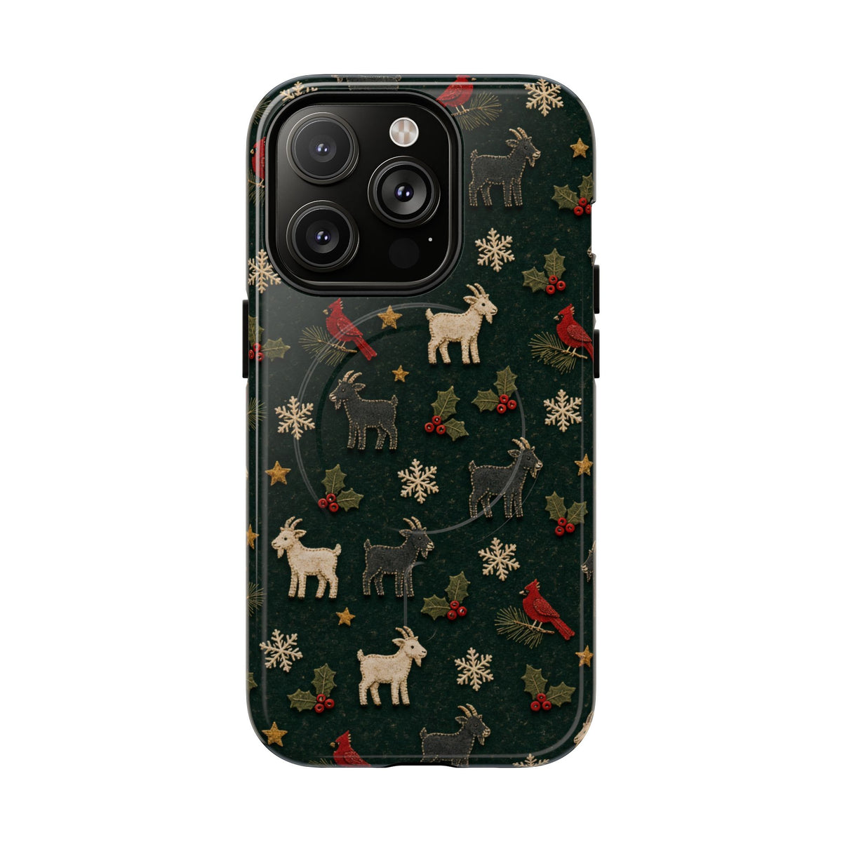 Felt Goats Cardinals Magnetic Case