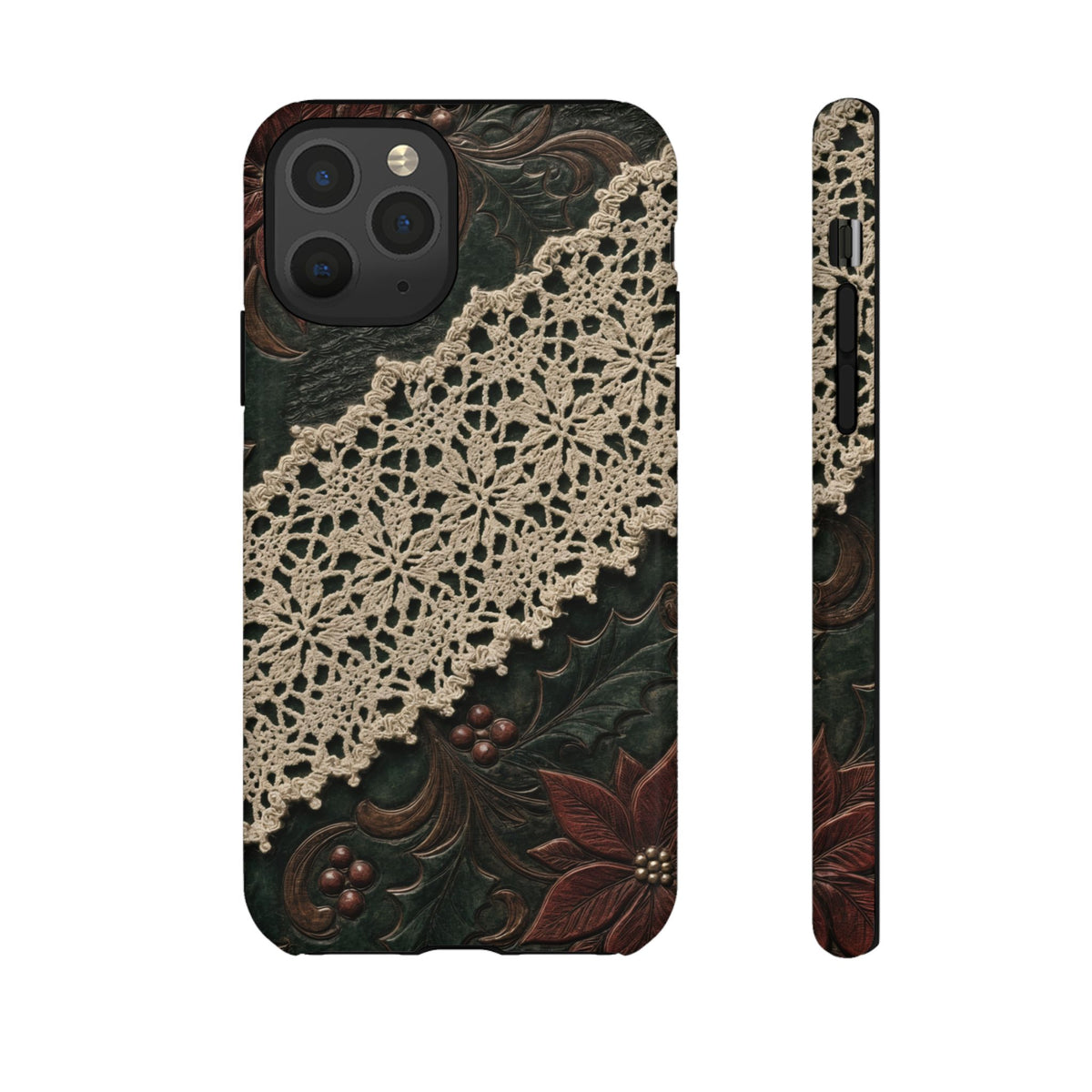 Poinsettia Lace Tough Case