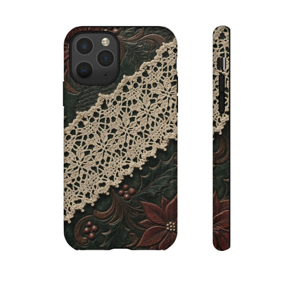 Poinsettia Lace Tough Case