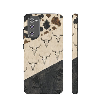 Bull Skull Rose Tough Case