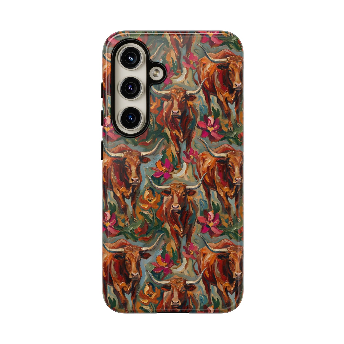 Painted Longhorns Tough Case