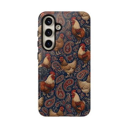 Patriotic Paisley Chickens Tough Case
