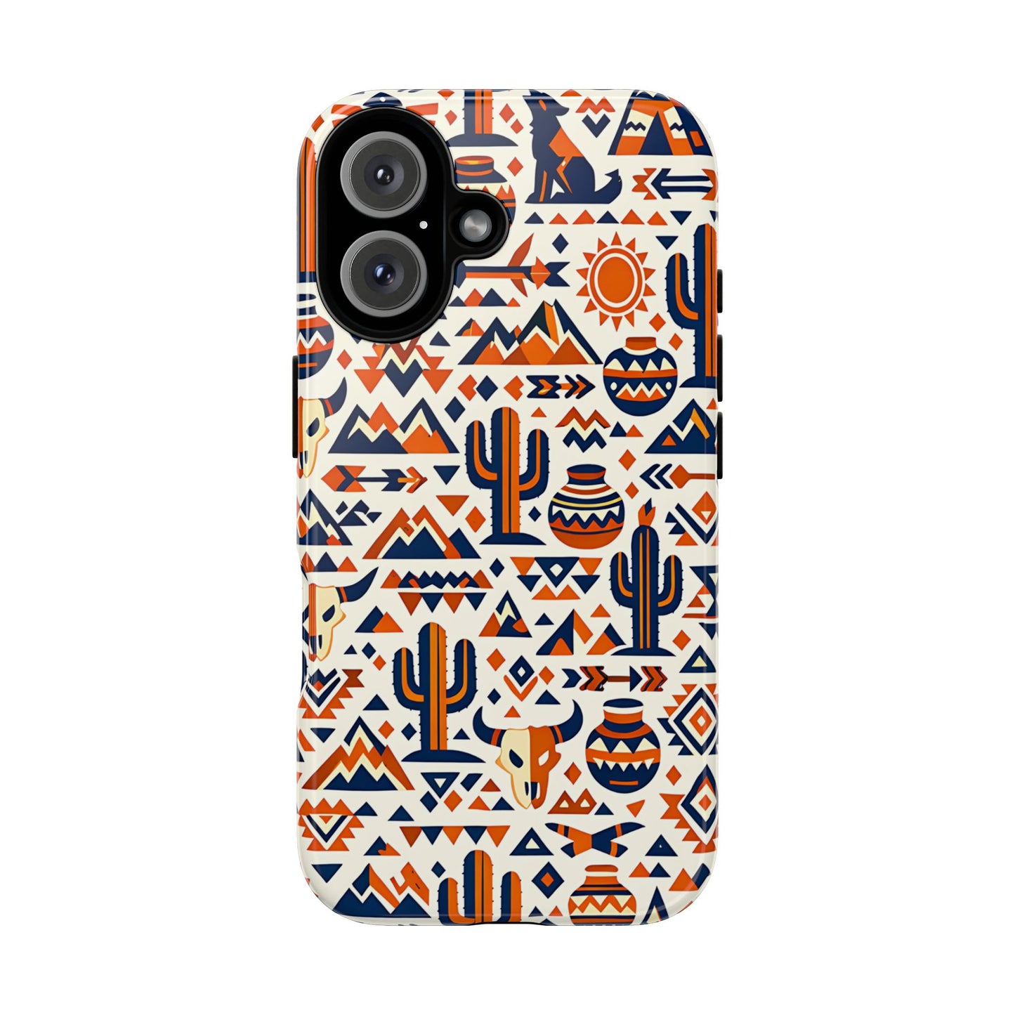 Southwest Tribal Orange Tough Case