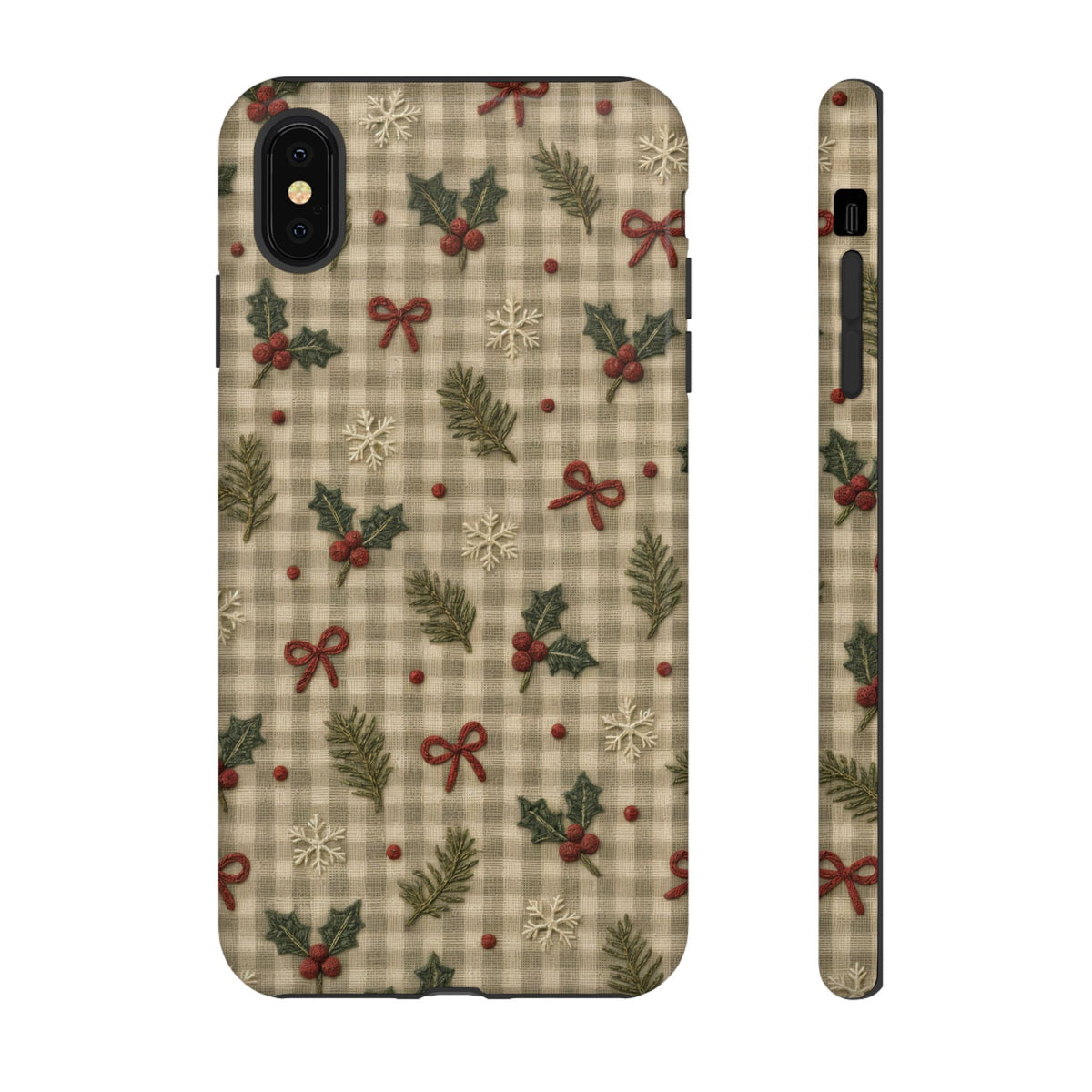 Gingham Holly Tough Case