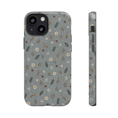 Antler Daisies Snow Tough Case
