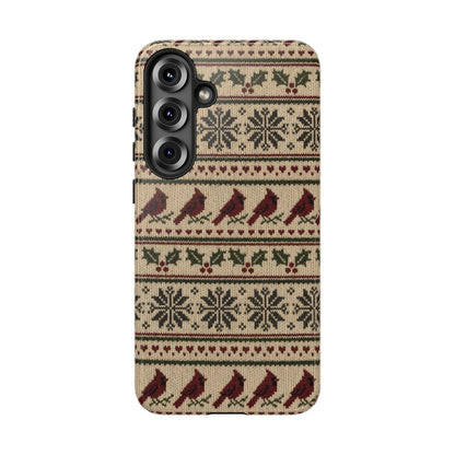 Fair Isle Cardinals Tough Case