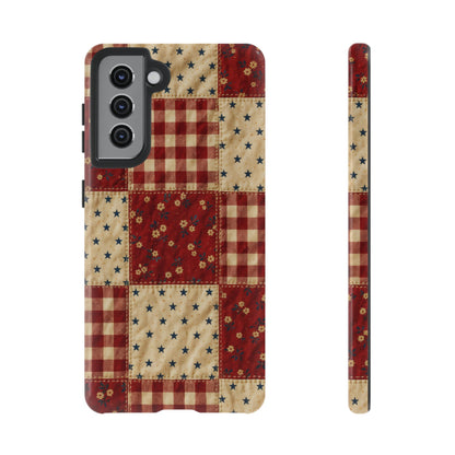 Gingham Stars Tough Case