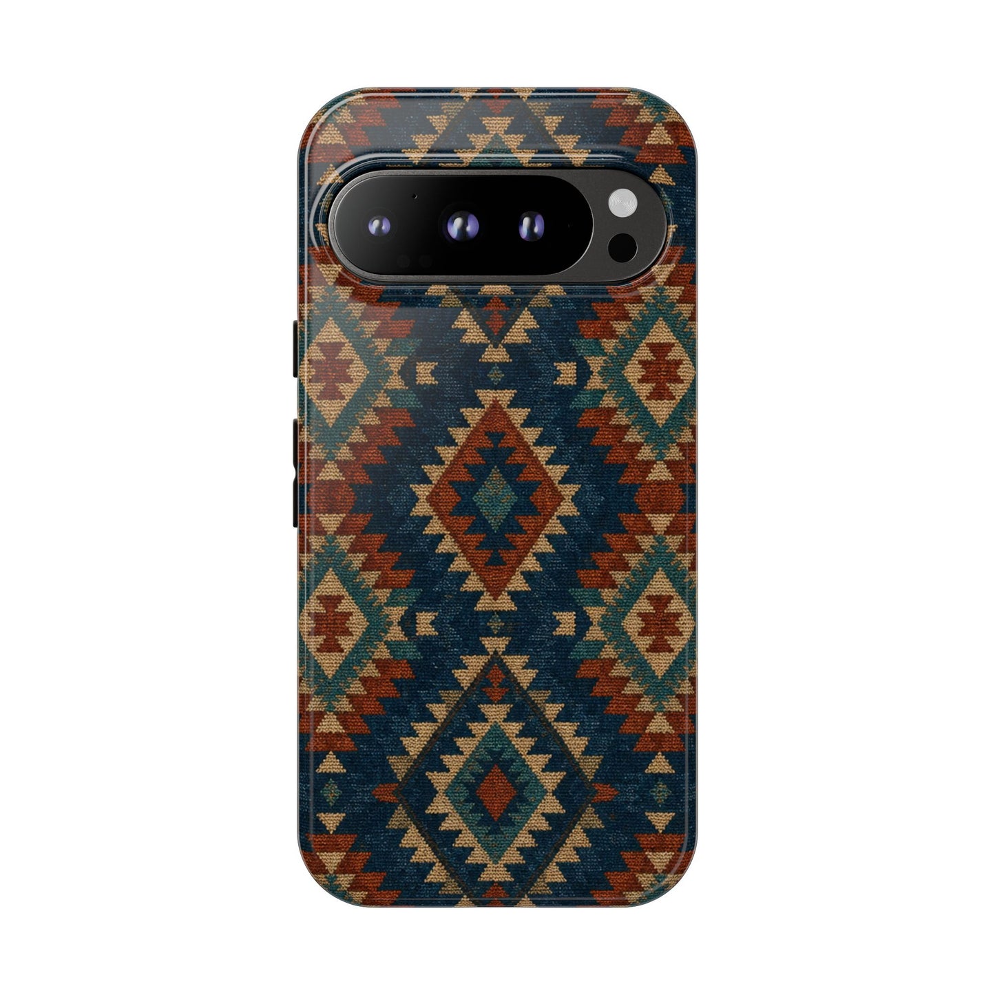 Navy Aztec Tough Case