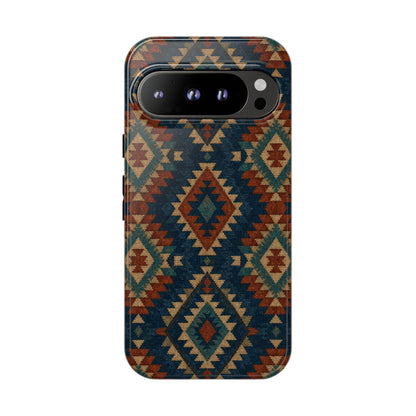 Navy Aztec Tough Case