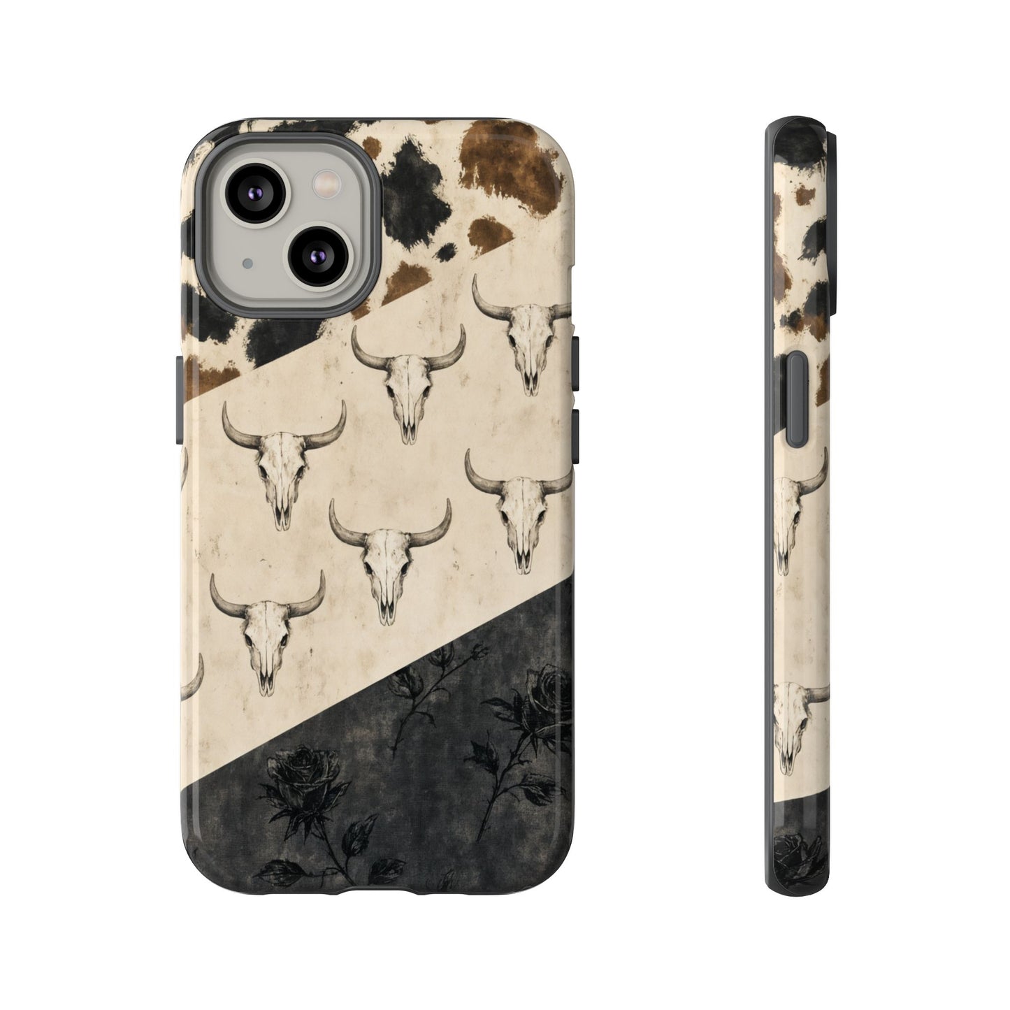 Bull Skull Rose Tough Case