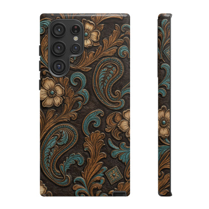 Tooled Paisley Tough Case