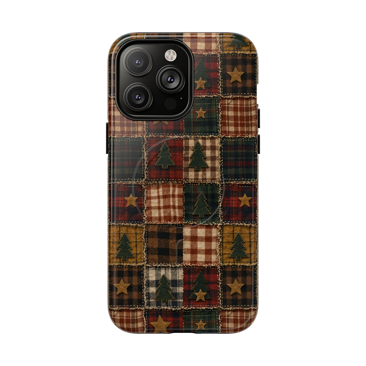 Christmas Rag Quilt Magnetic Case