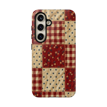 Gingham Stars Tough Case