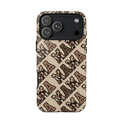Grunge Cowhide Mama Tough Case