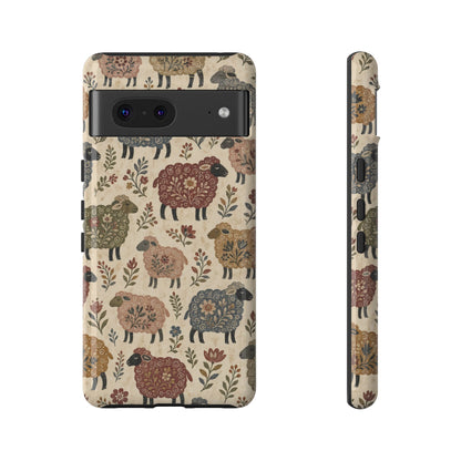 Folk Sheep Tough Case