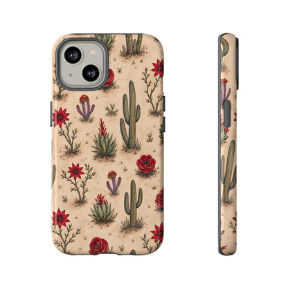 Red Bloom Desert Tough Case