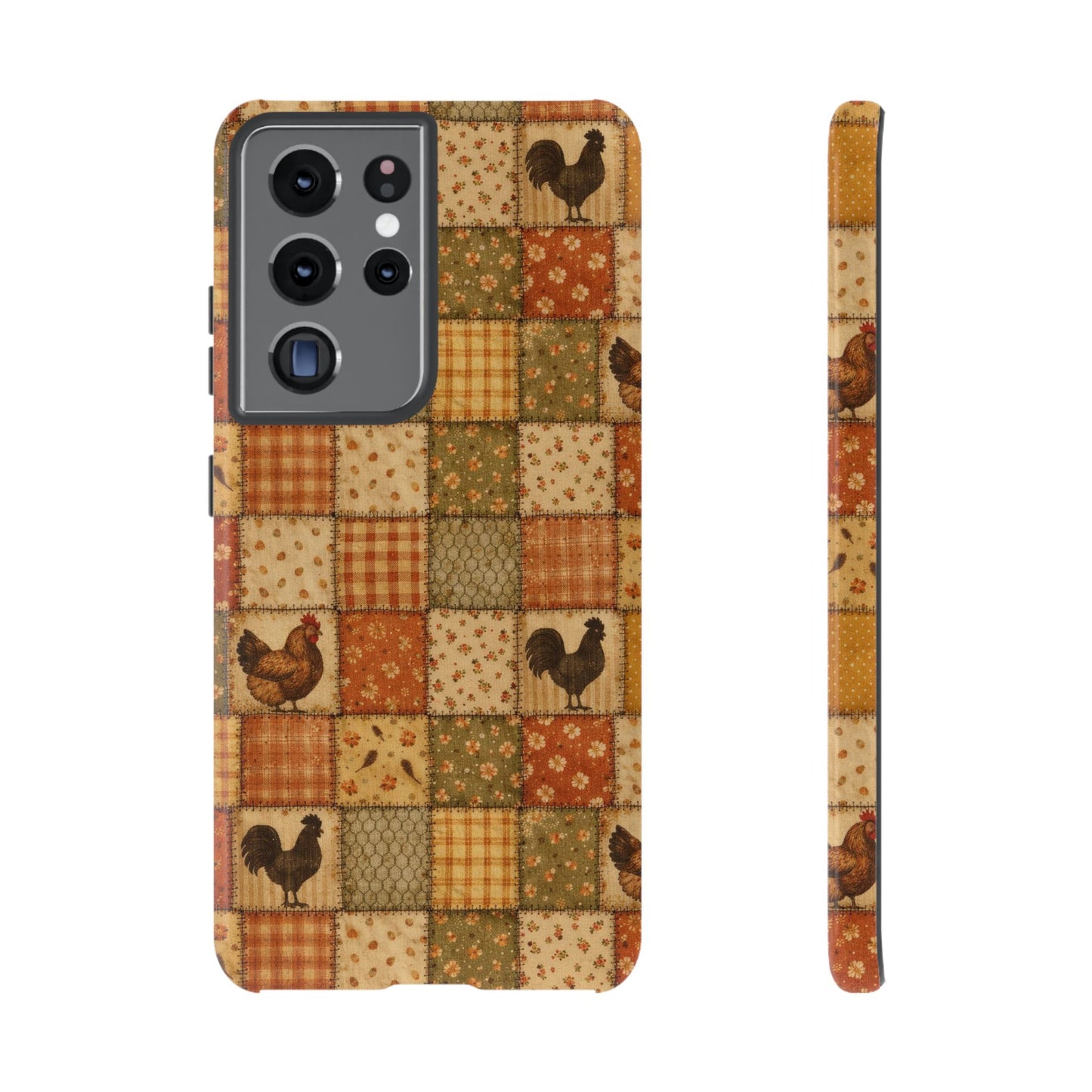 Chickens Patchwork Tough Case