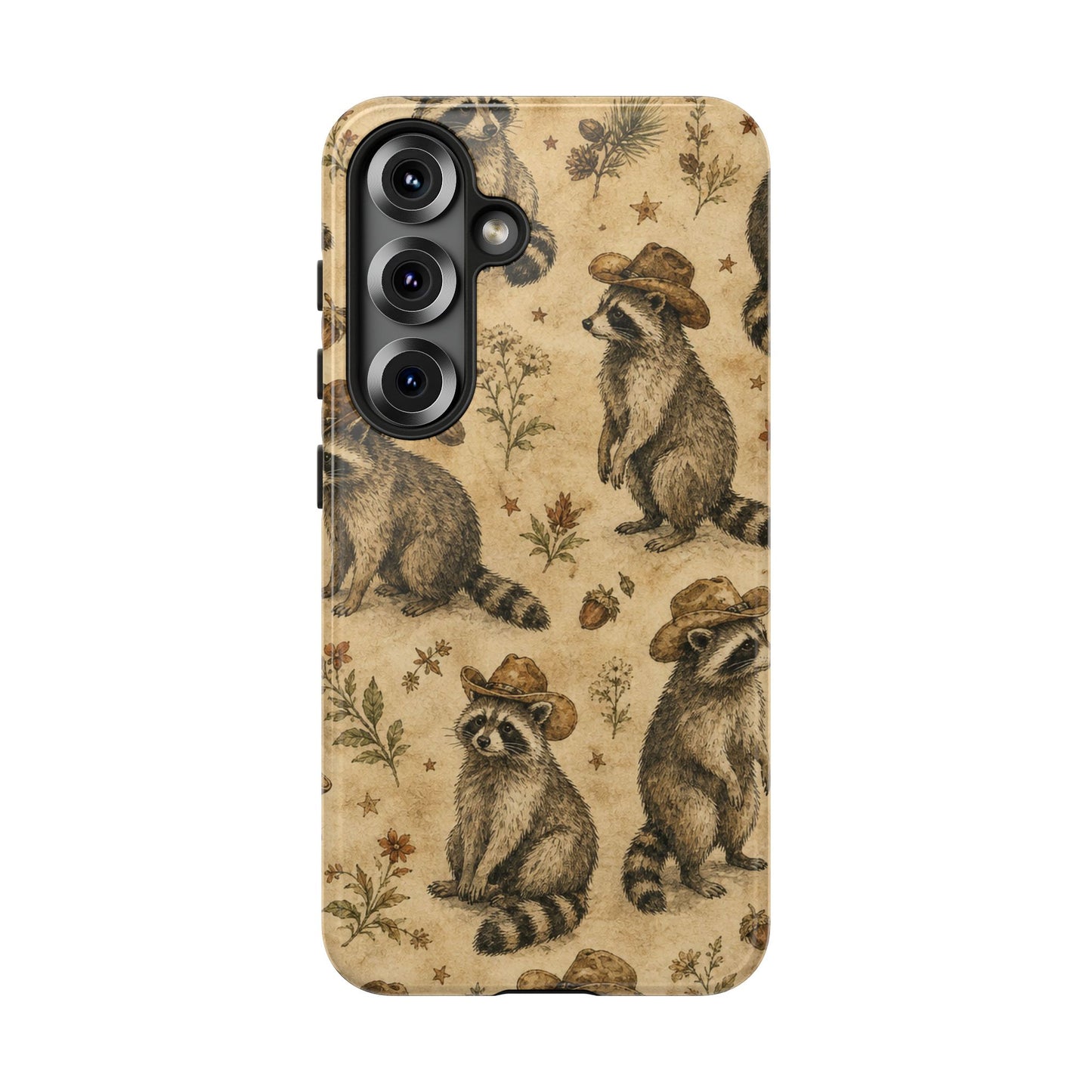 Painted Raccoon Tough Case