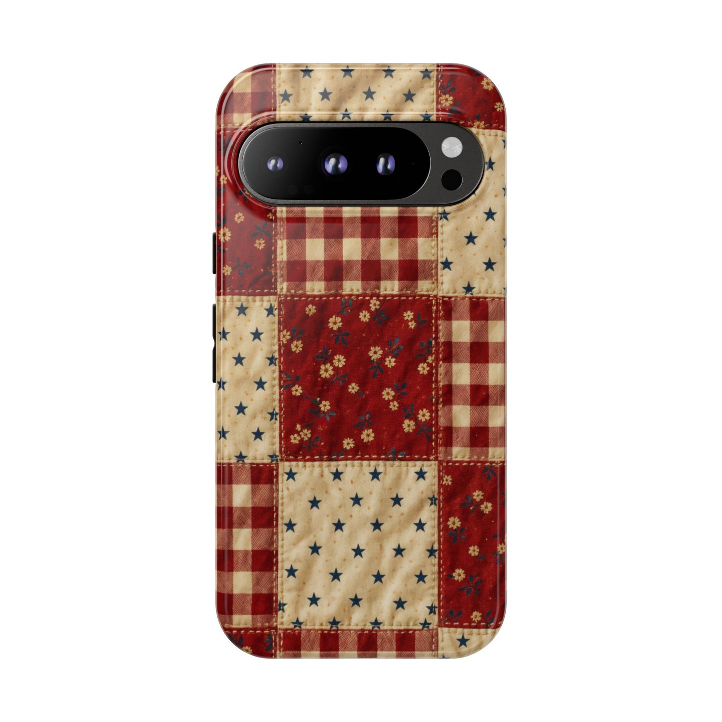 Gingham Stars Tough Case