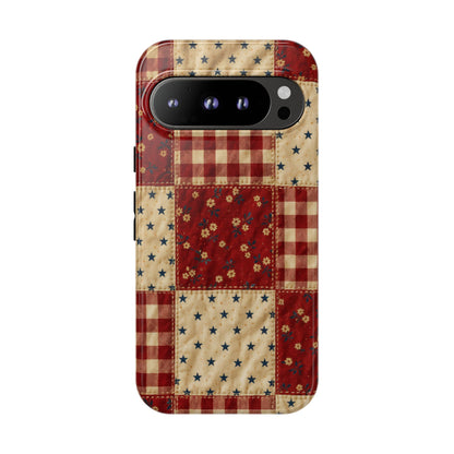 Gingham Stars Tough Case