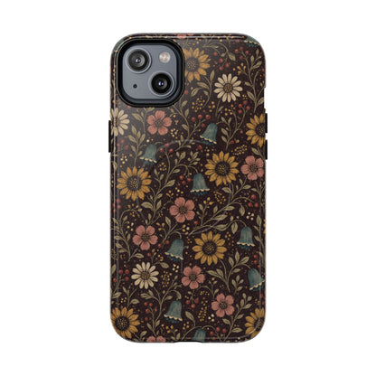 Plum Folk Floral Magnetic Case