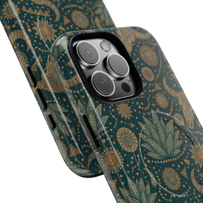 Ornate Skull Magnetic Case