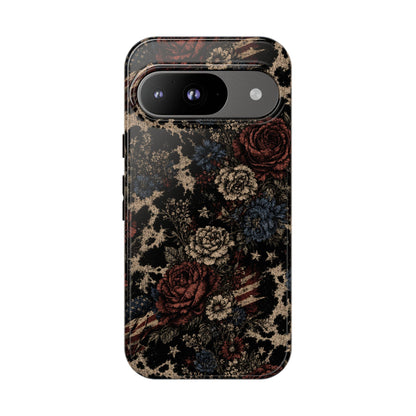 USA Cowhide Bloom Tough Case