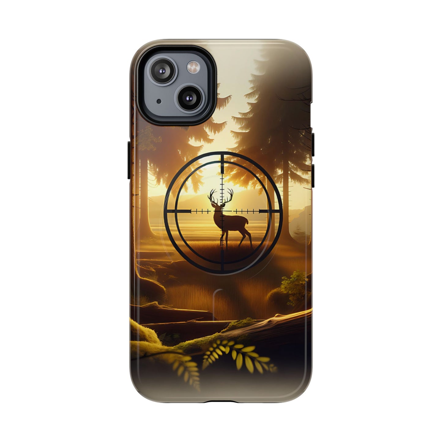 Golden Crosshairs Deer Magnetic Case