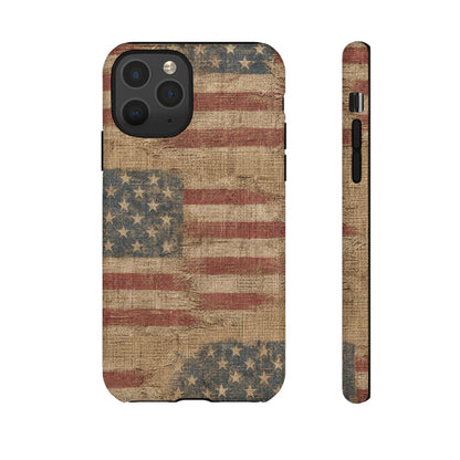 Burlap Flag Tough Case