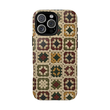 Christmas Granny Square Tough Case