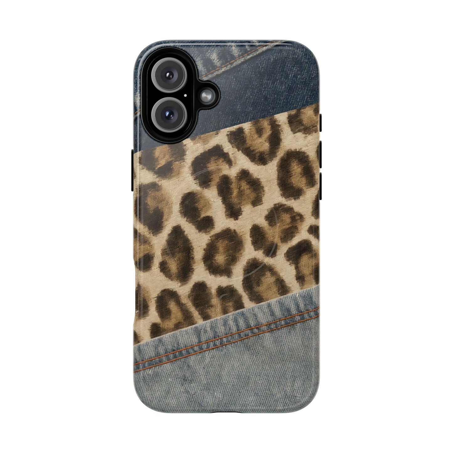 Leopard Stitch Magnetic Case