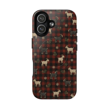 Buffalo Check Goats Magnetic Case