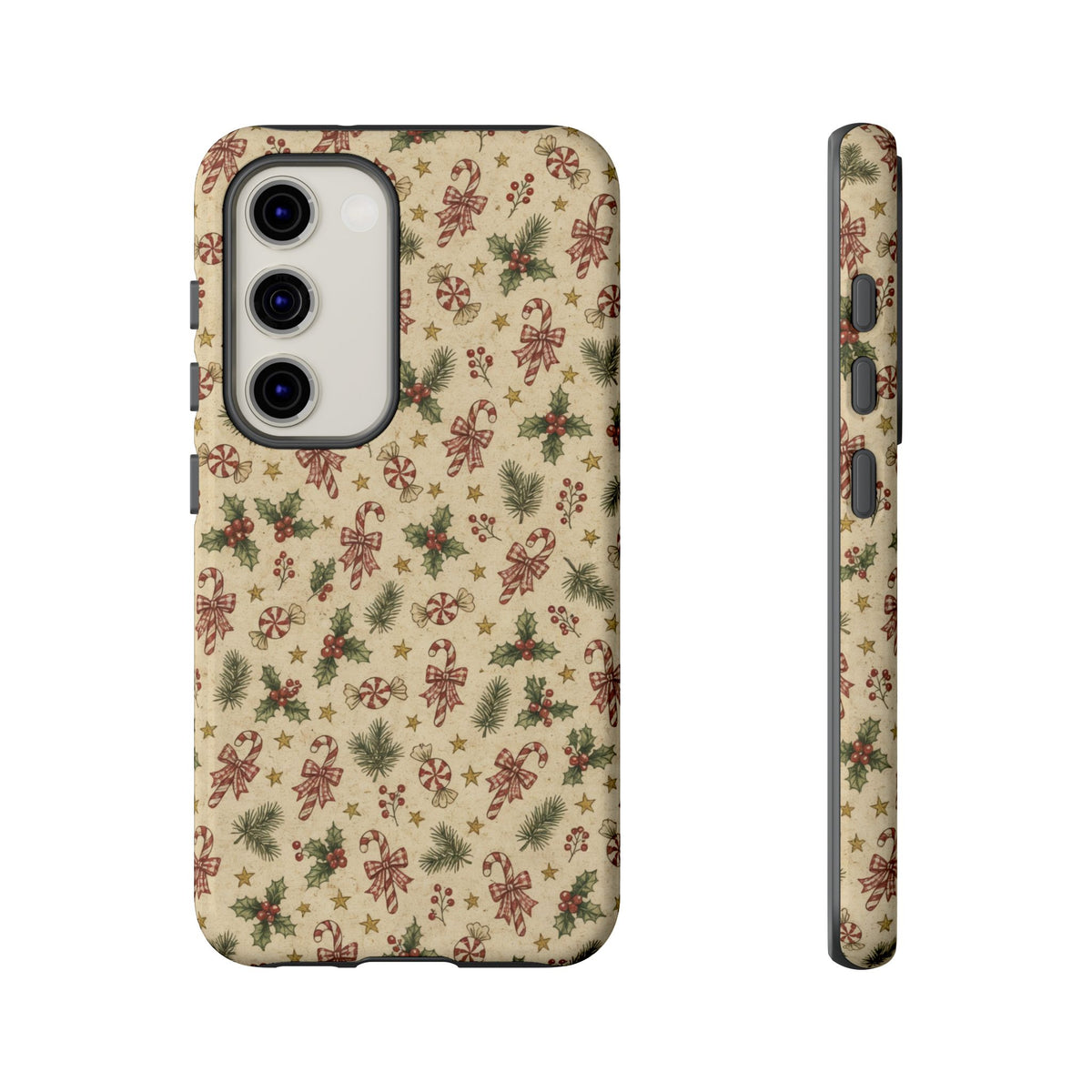 Candy Cane Gingham Tough Case