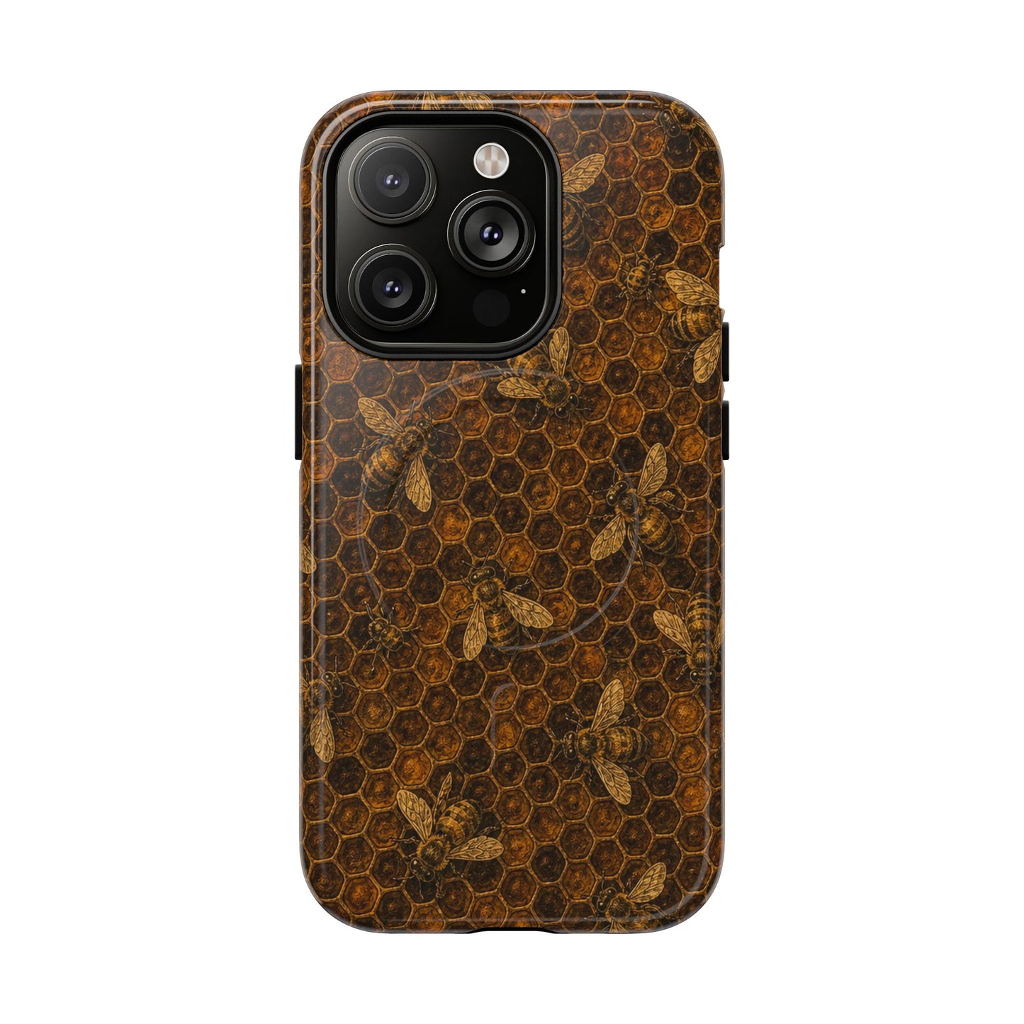 Golden Honeycomb Magnetic Case