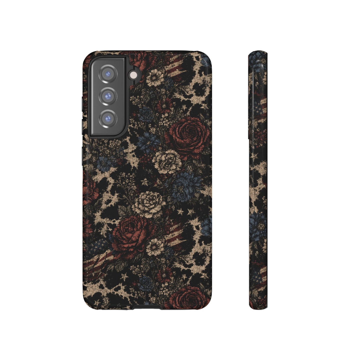 USA Cowhide Bloom Tough Case