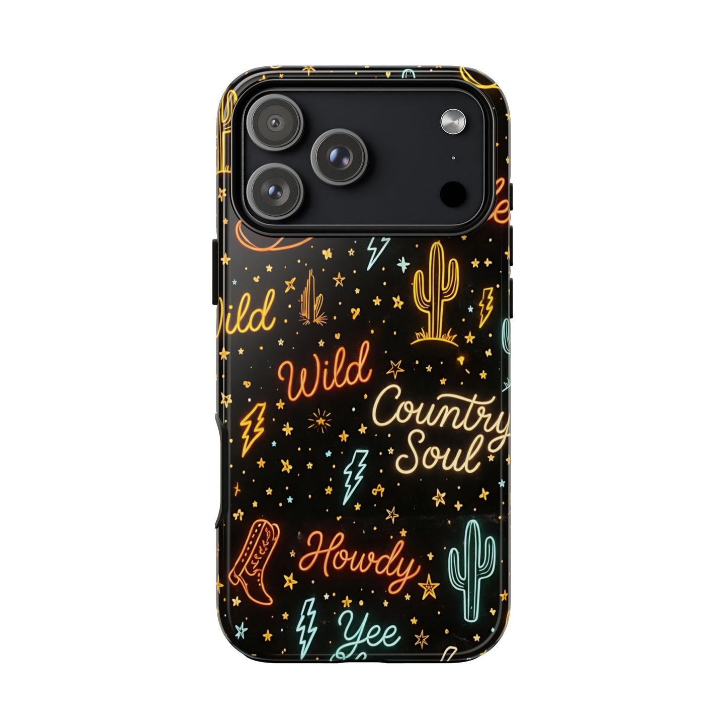 Neon Western Script Tough Case
