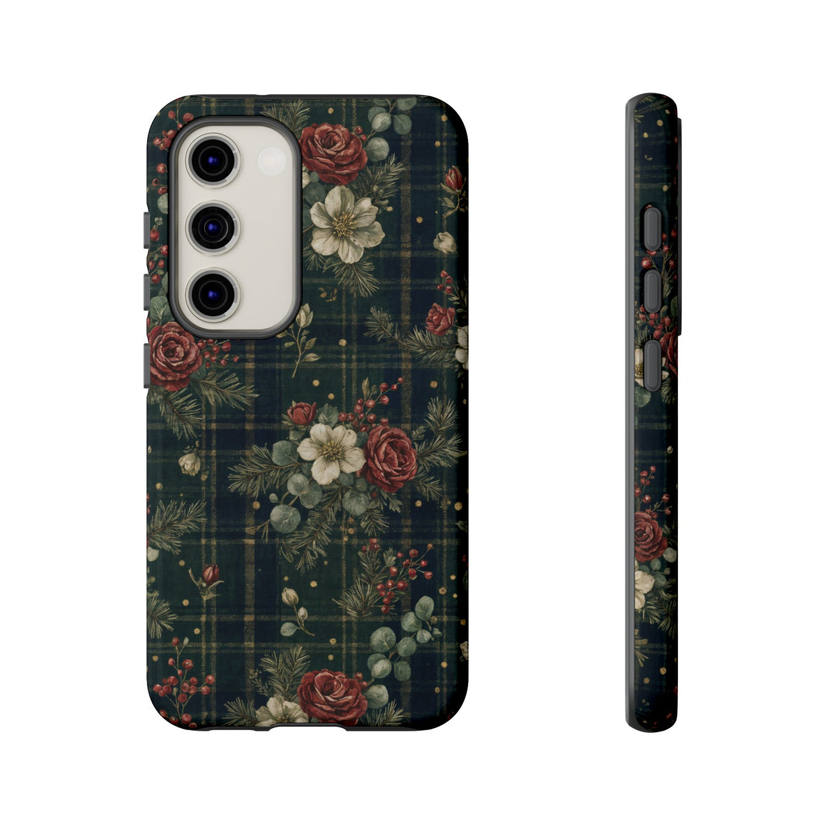 Tartan Roses Tough Case