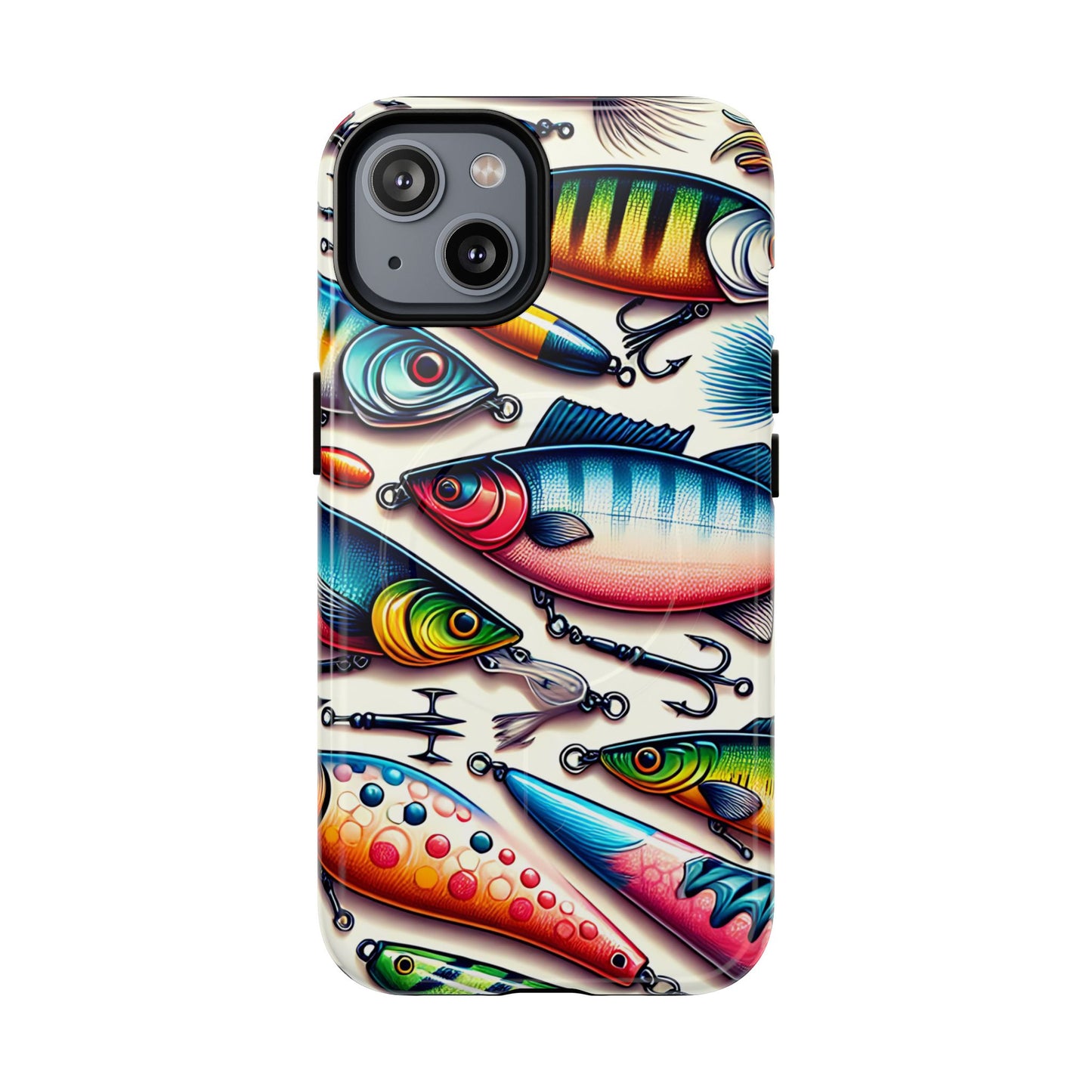 Colorful Fishing Lures Magnetic Case