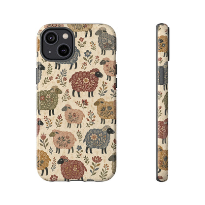 Folk Sheep Tough Case