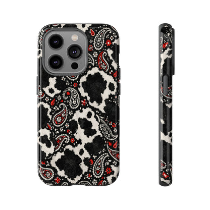 Paisley Cowhide Tough Case
