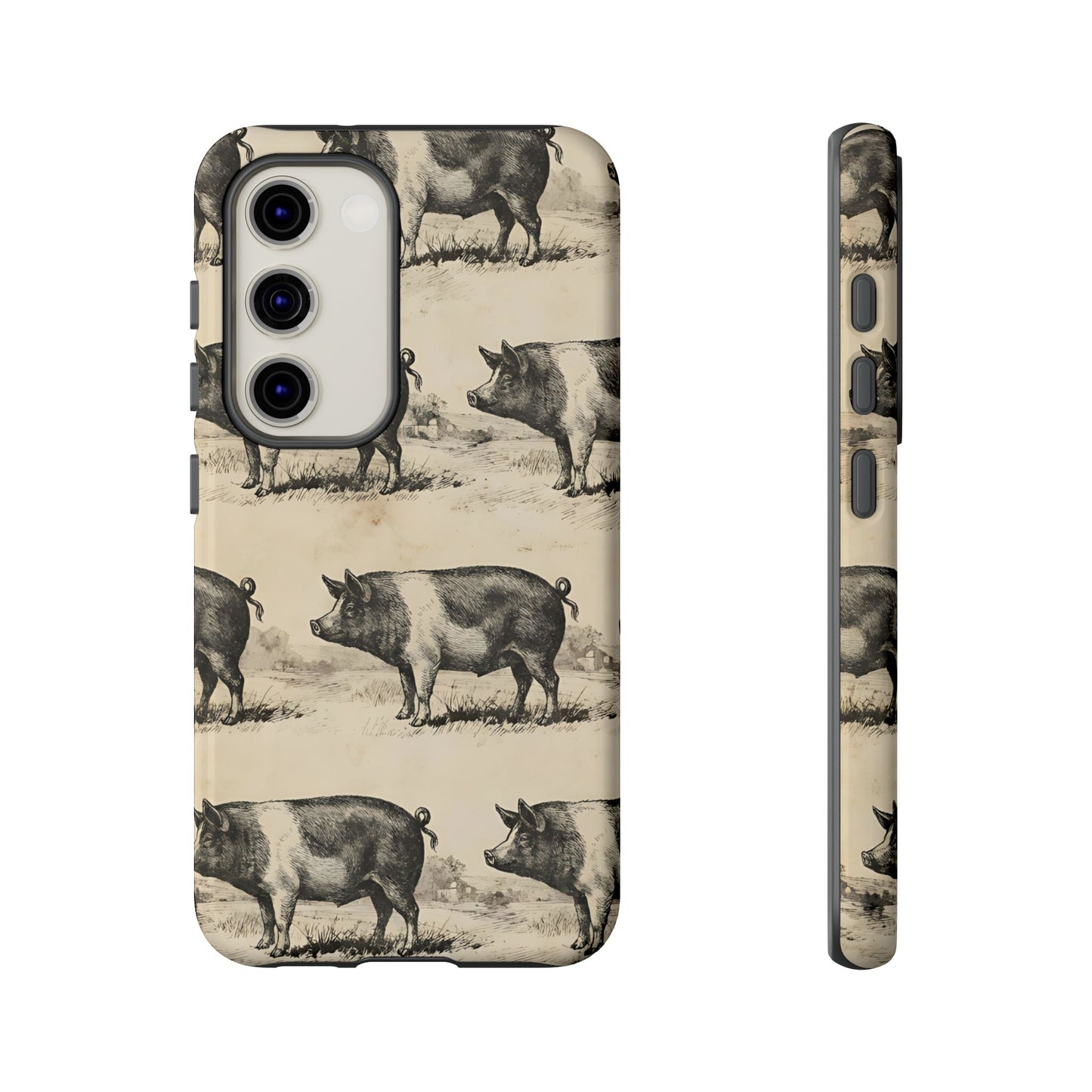 Vintage Pigs Tough Case