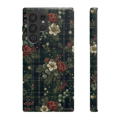 Tartan Roses Tough Case