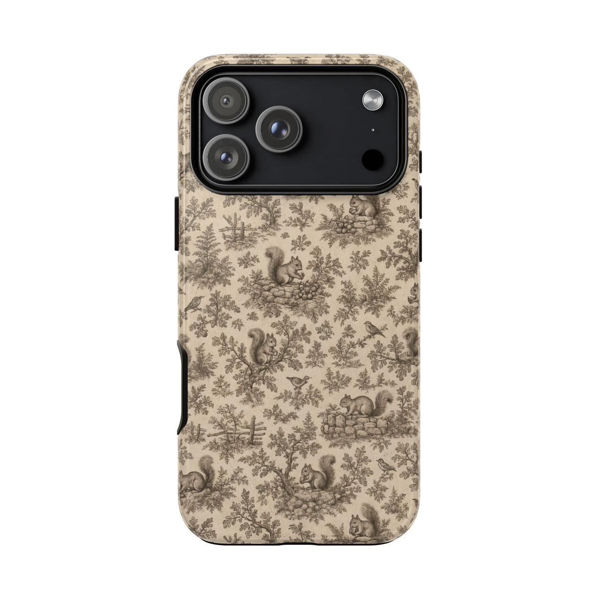 Squirrel Toile Tough Case