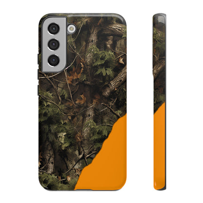Torn Camo Orange Tough Case