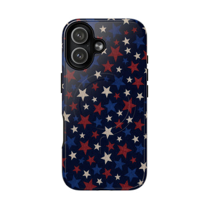 Patriotic Stars Magnetic Case