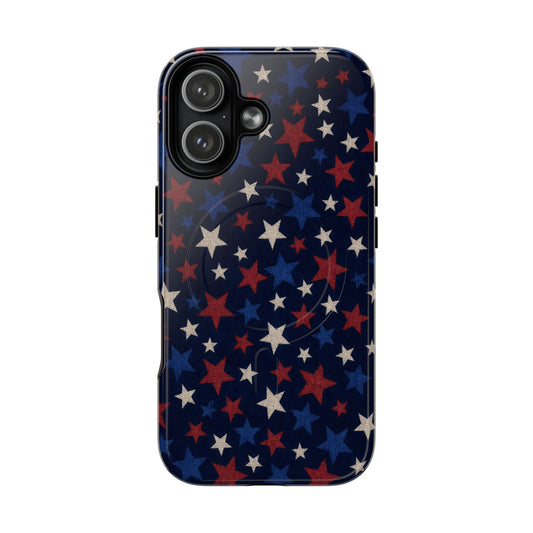 Patriotic Stars Magnetic Case