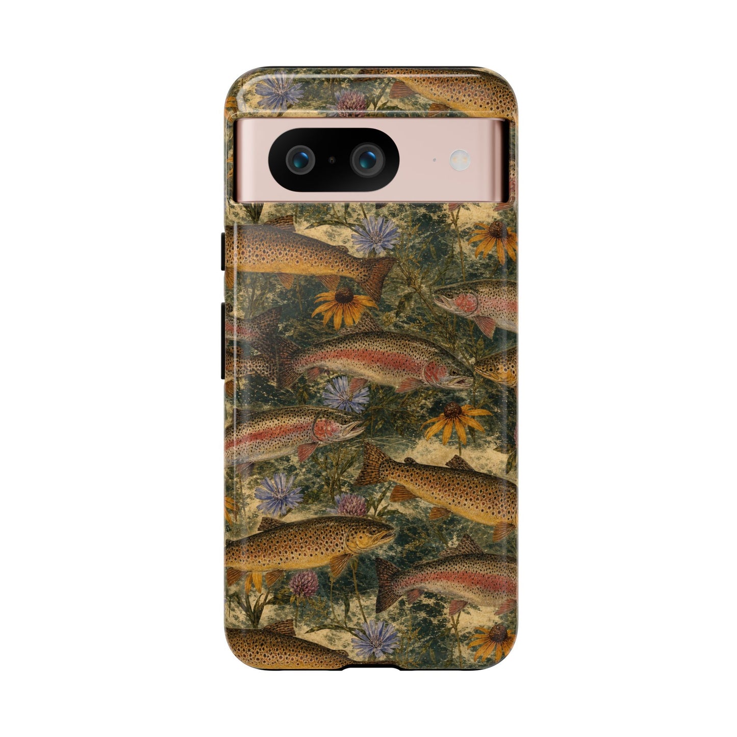 Floral Trout Tough Case